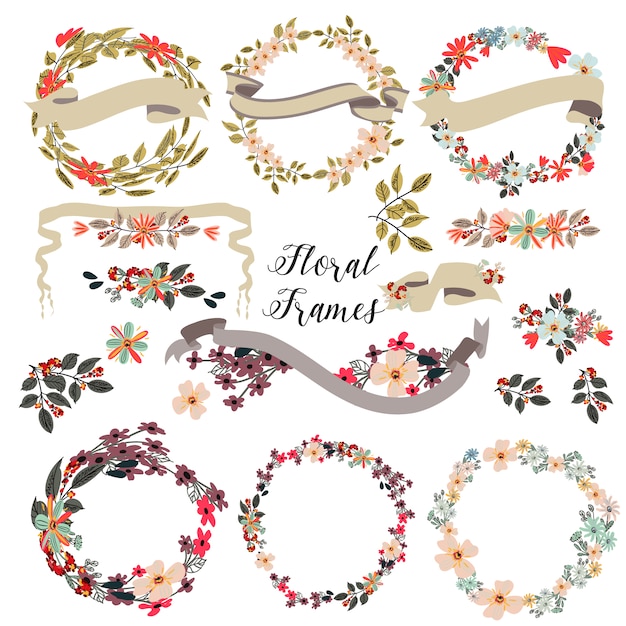 Floral wreath collection