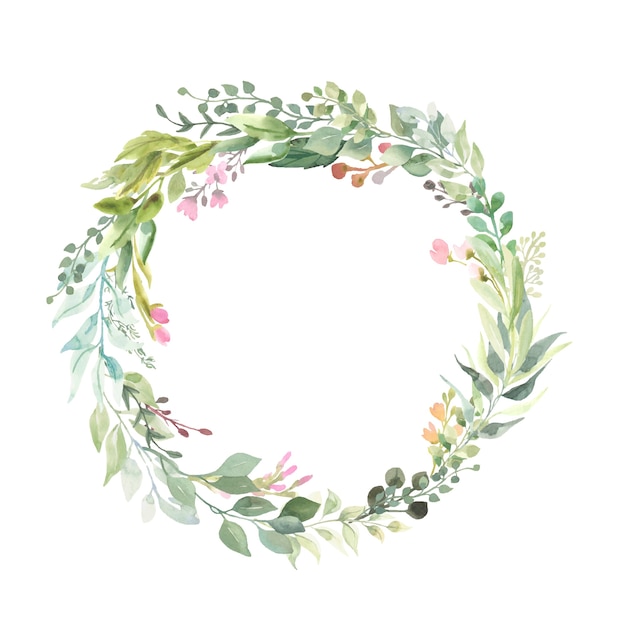 Floral wreath.