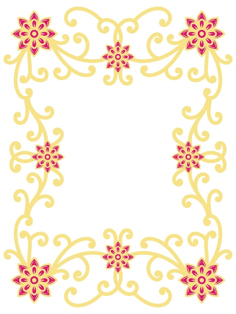 FloralFrameOrnament