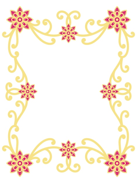 FloralFrameOrnament