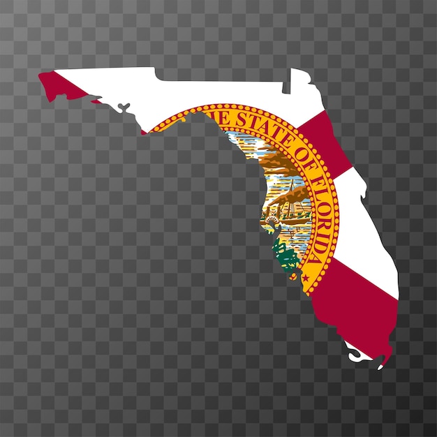 Florida state flag Vector illustration