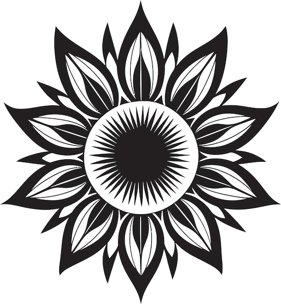 Flourishing Flora Sunflower Mark Glowing Grace Sunflower Insignia