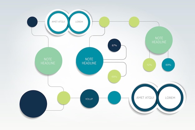 Flow chart chart diagram template scheme infographic