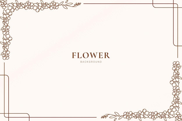 flower botanical background