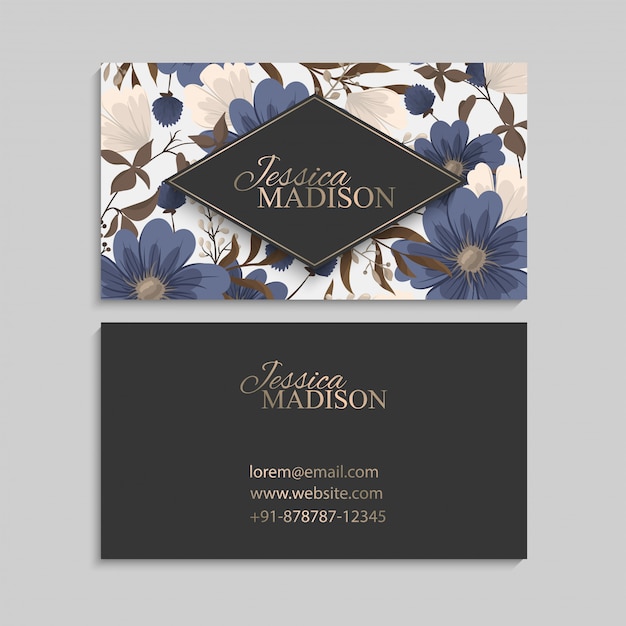 Flower business cards