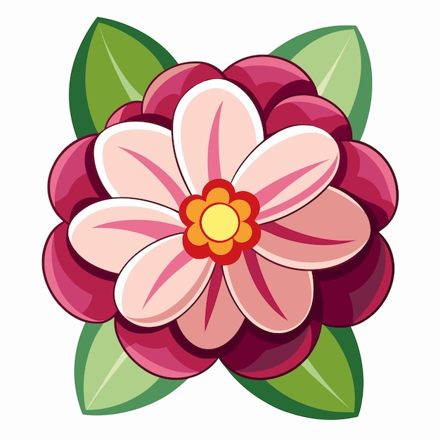 Vector flower clip art vector illustration design