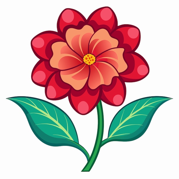 Vector flower clip art vector illustration design