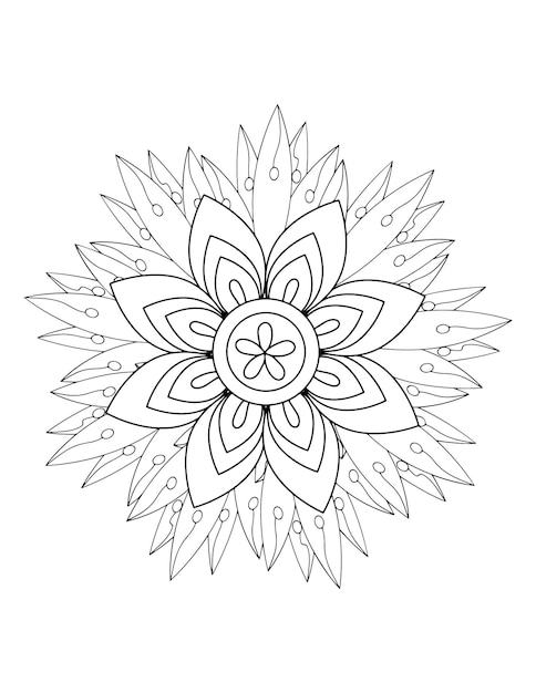 Flower coloring book page, Adult Coloring book page for amazon. Flower coloring Book Page.