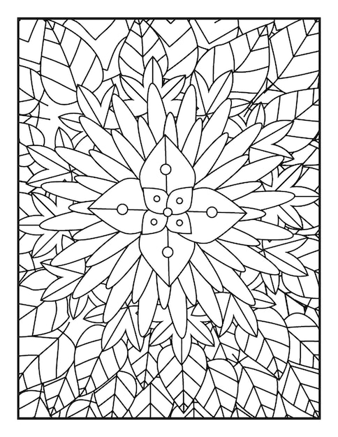 Flower coloring pages background