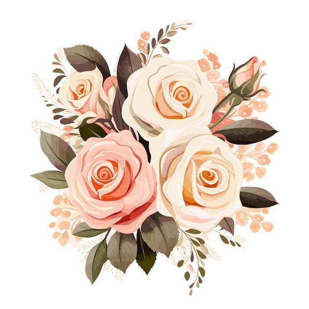 Flower decoration vector