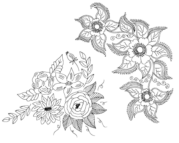 flower design drawing