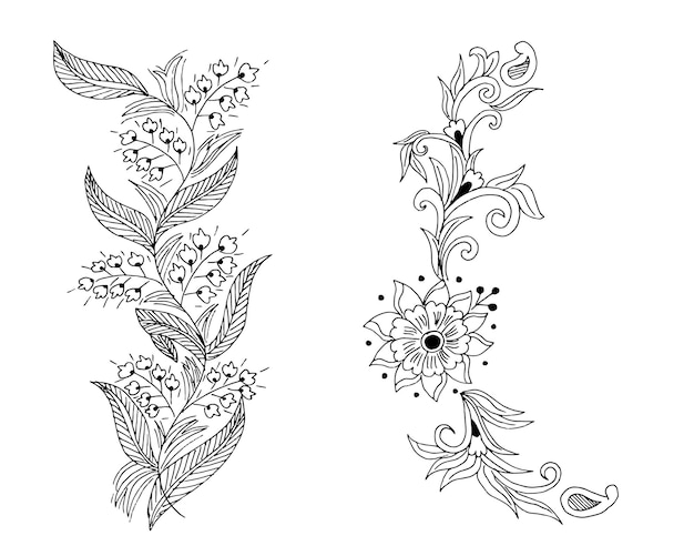 flower design drawing