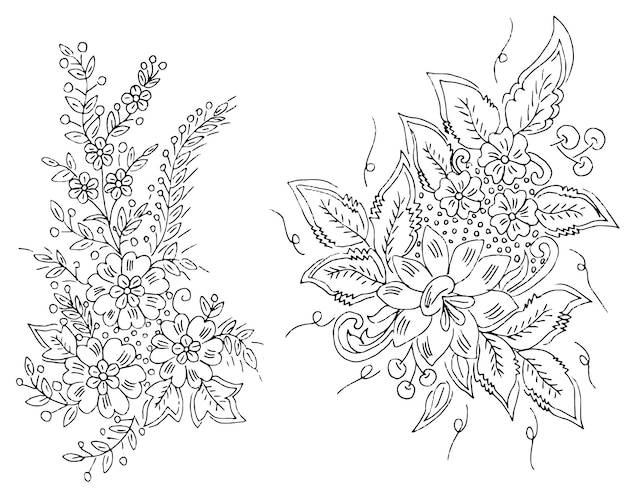 flower design drawing