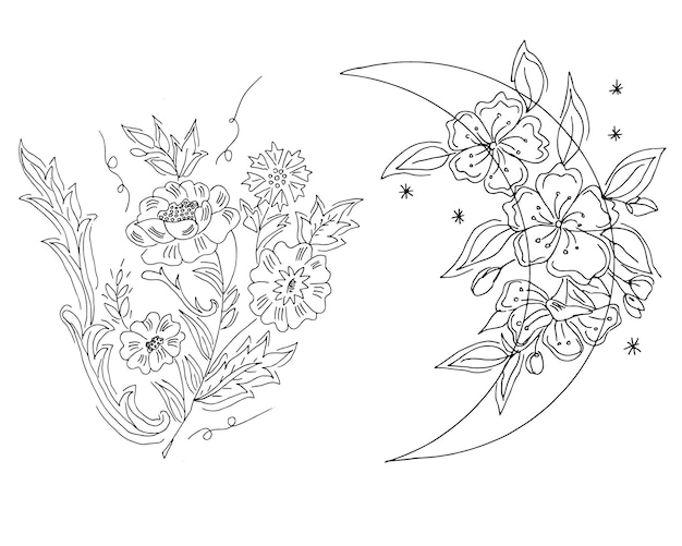 flower design drawing