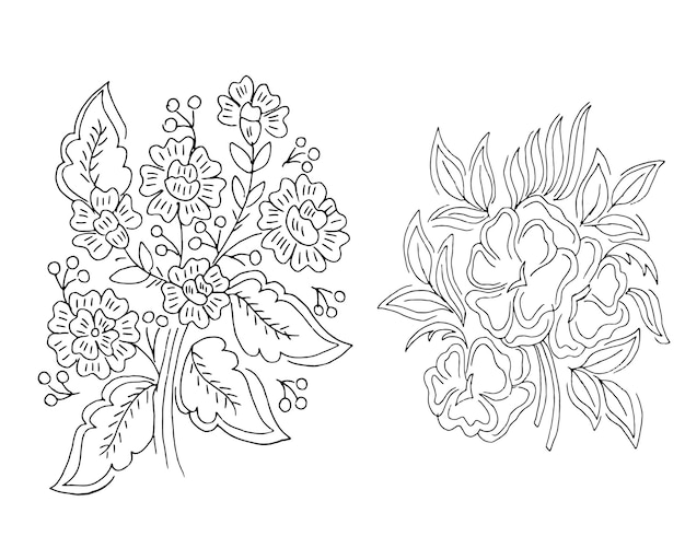 flower design drawing