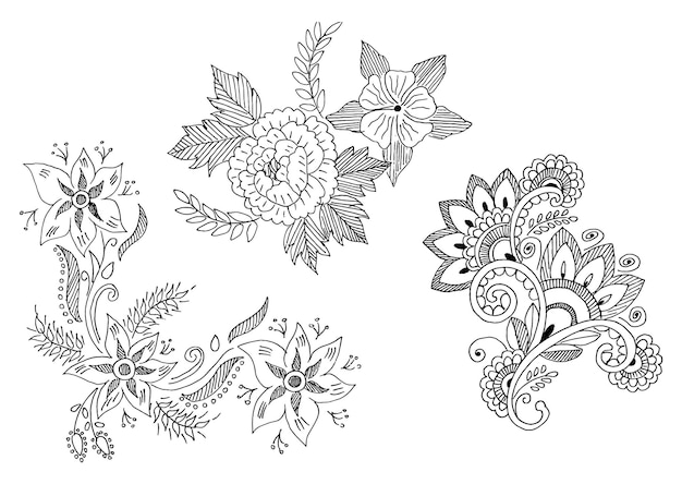 flower design drawing