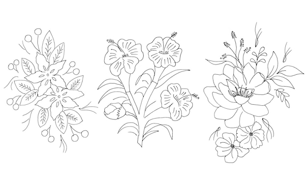 flower design drawing