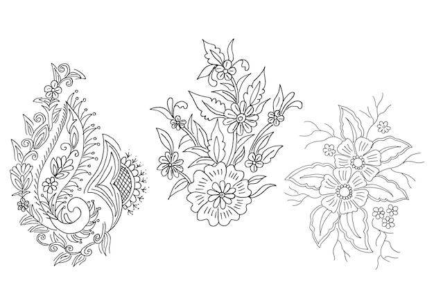 flower design drawing