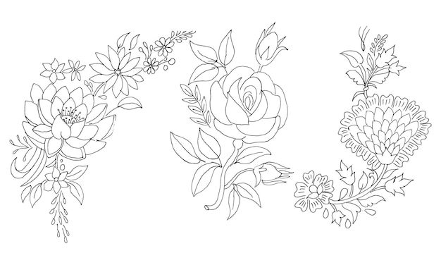 flower design drawing