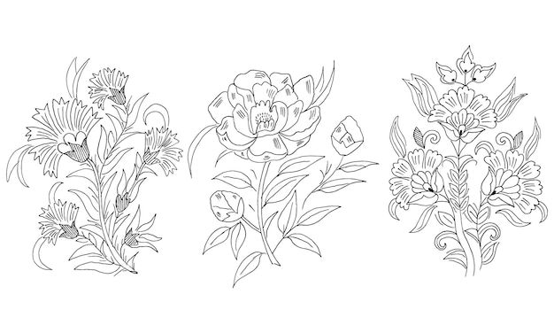 flower design drawing