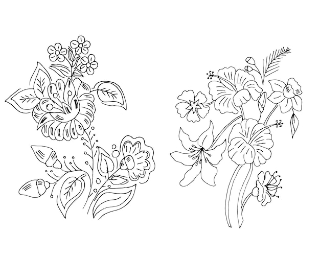 flower design drawing