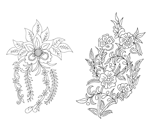 flower design drawing