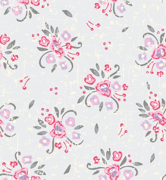 Flower fashion pattern print