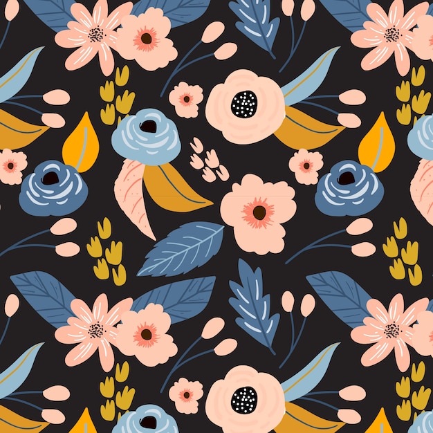 flower floral print pattern background