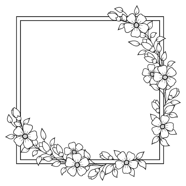 Flower frame.