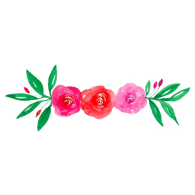 Flower illustration watercolor flower clipart