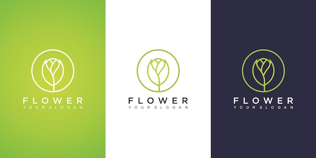 Flower logo design