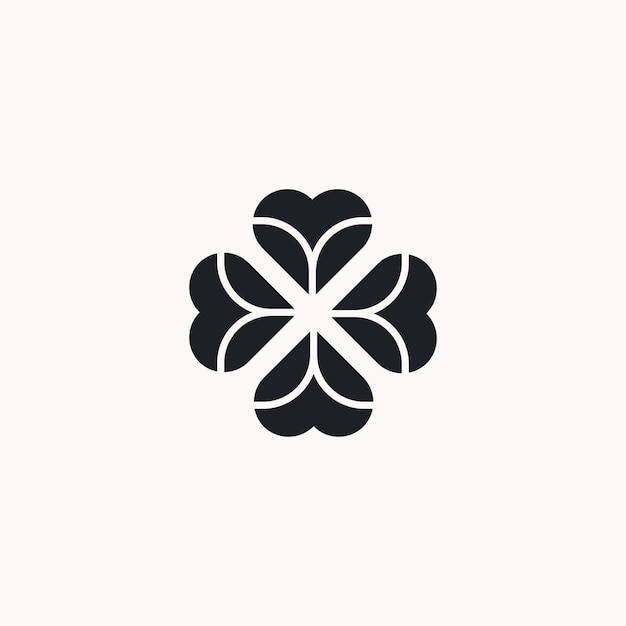 Flower logo icon design template