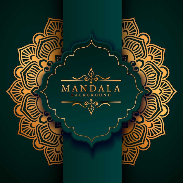 Flower luxury mandala background arabesque style