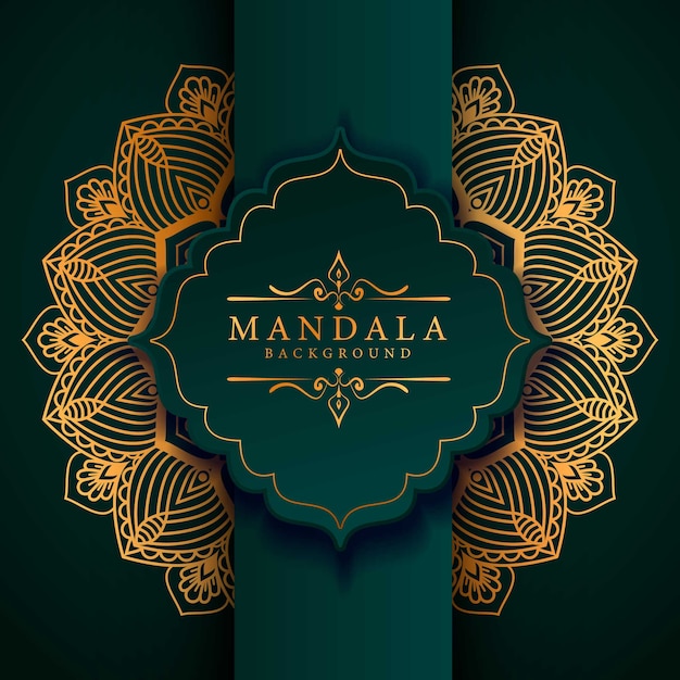 Flower luxury mandala background arabesque style