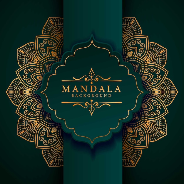 Flower luxury mandala background arabesque style