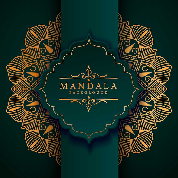 Flower luxury mandala background arabesque style