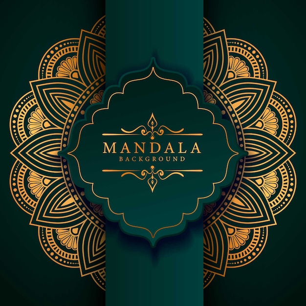 Flower luxury mandala background arabesque style