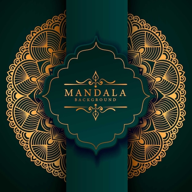 Flower luxury mandala background arabesque style