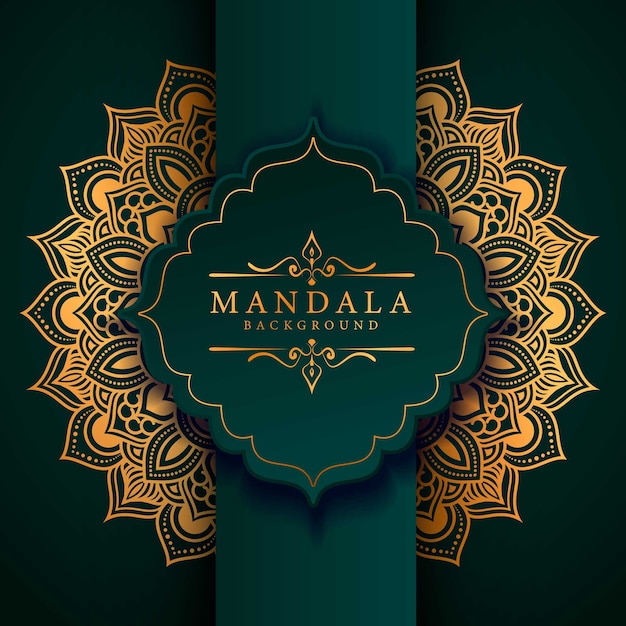 Flower luxury mandala background arabesque style