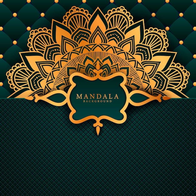 Flower luxury mandala background arabesque style