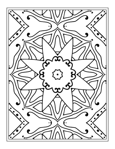 Flower Mandala Coloring Page