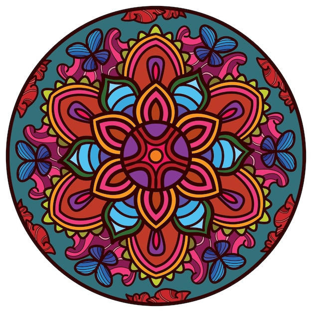 Flower nature Mandala Art