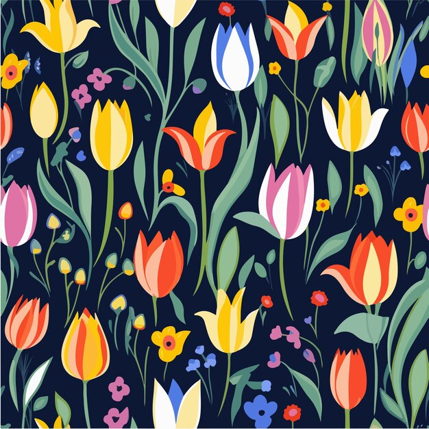 flower pattern abstract illustration