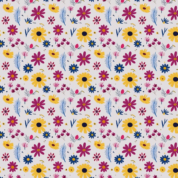 flower pattern with leaves floral bouquets flower compositions floral pattern