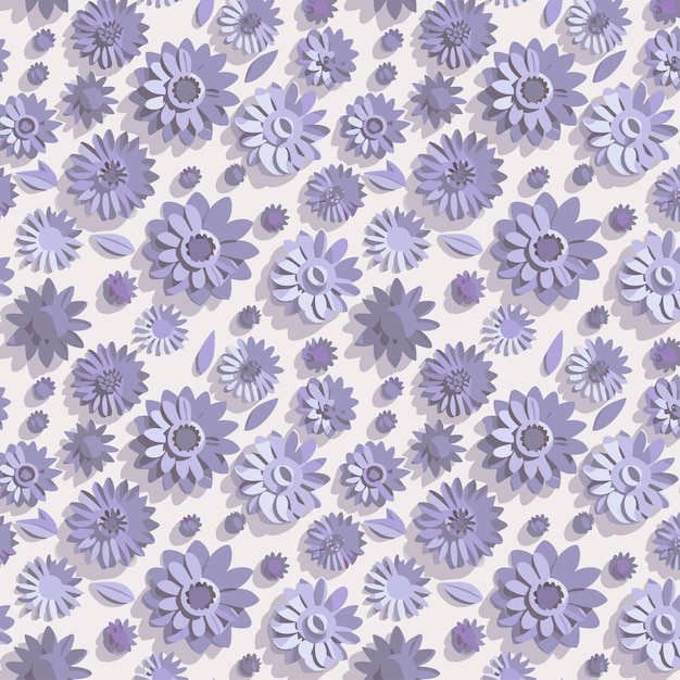 Flower pattern with leaves floral bouquets flower compositions floral pattern