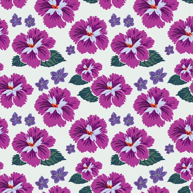 Flower pattern with leaves floral bouquets flower compositions floral pattern