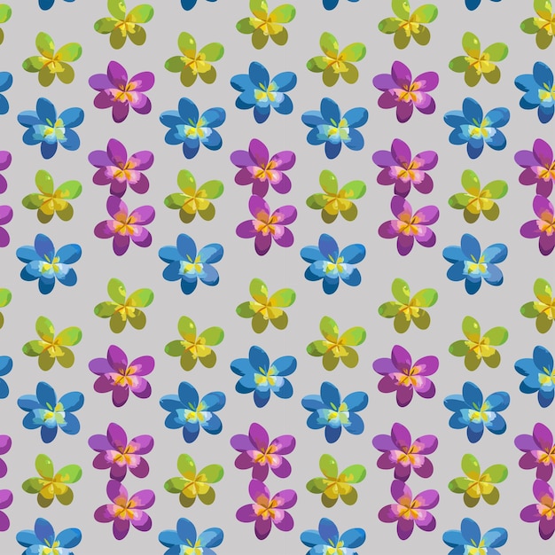 Flower pattern with leaves floral bouquets flower compositions floral pattern