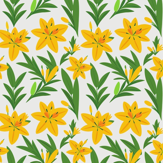 Flower pattern with leaves floral bouquets flower compositions floral pattern