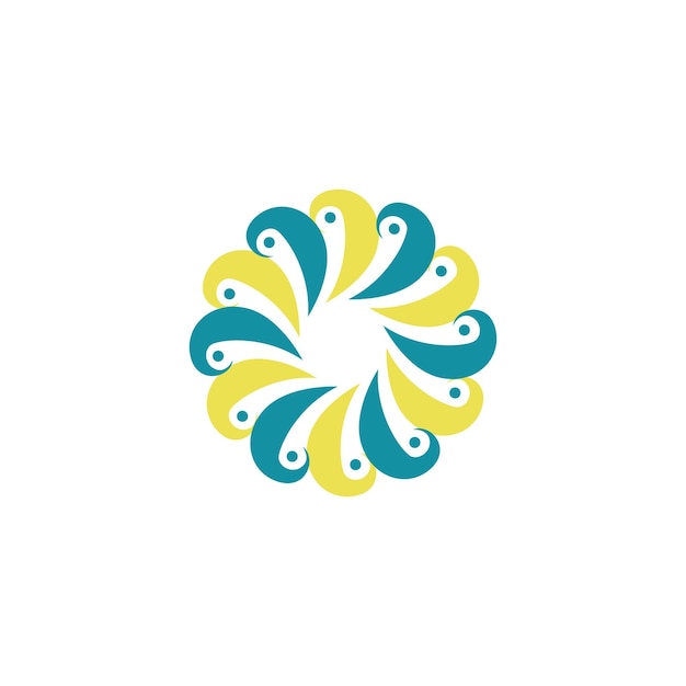 Flower petals logo