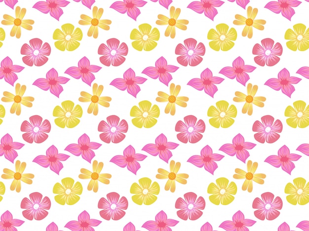 flower seamless pattern with seamless pattern